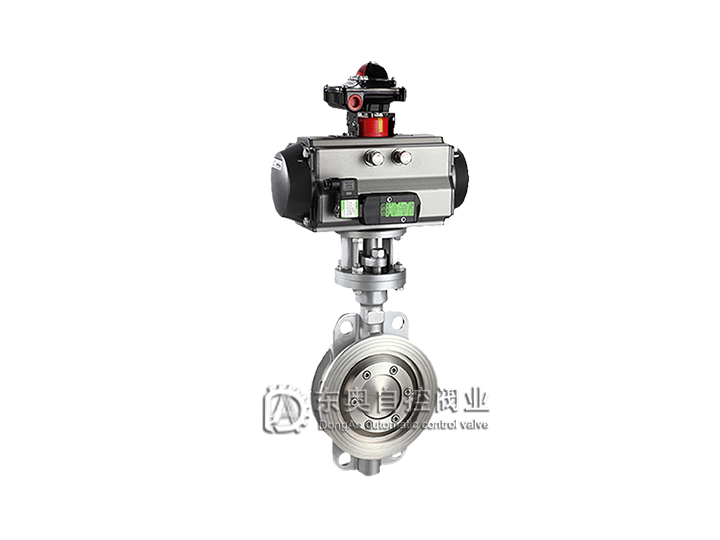 氣動(dòng)對夾三偏心硬密封對夾蝶閥